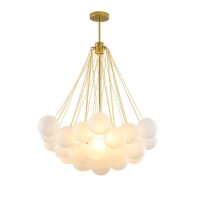 Gold color 37 balls Modern dining room chandelier lighting fixtures
