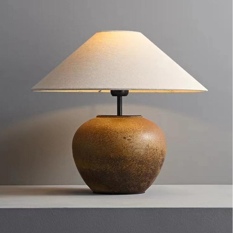 brown ceramic lamp 01