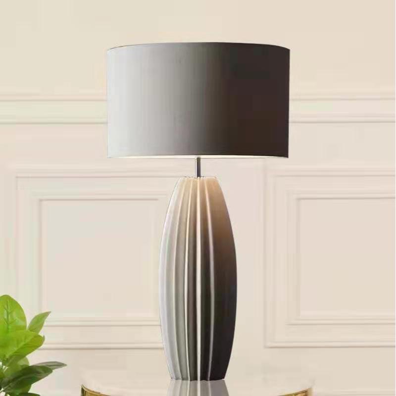 ribbed ceramic table lamp 02