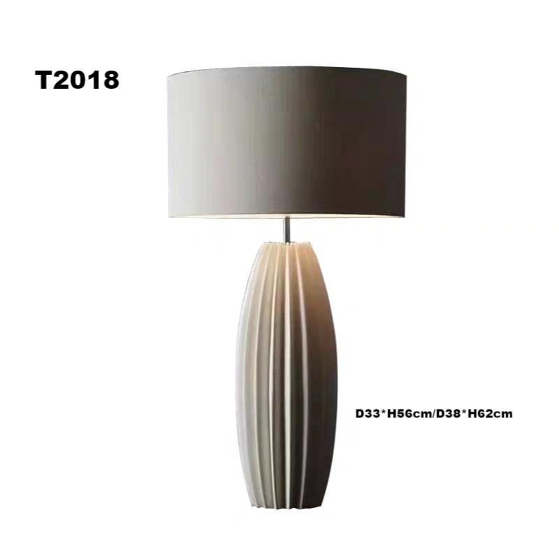 ribbed ceramic table lamp 04