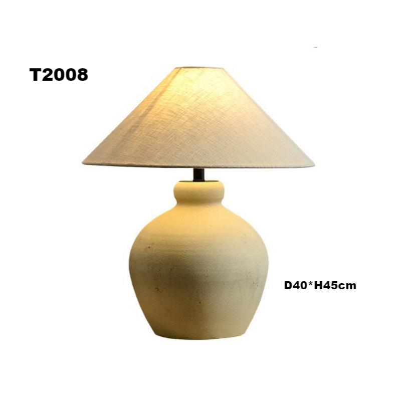 yellow ceramic lamp 07