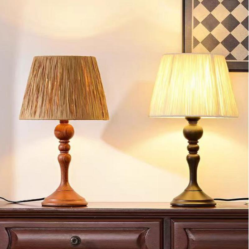 dark wood table lamp 02