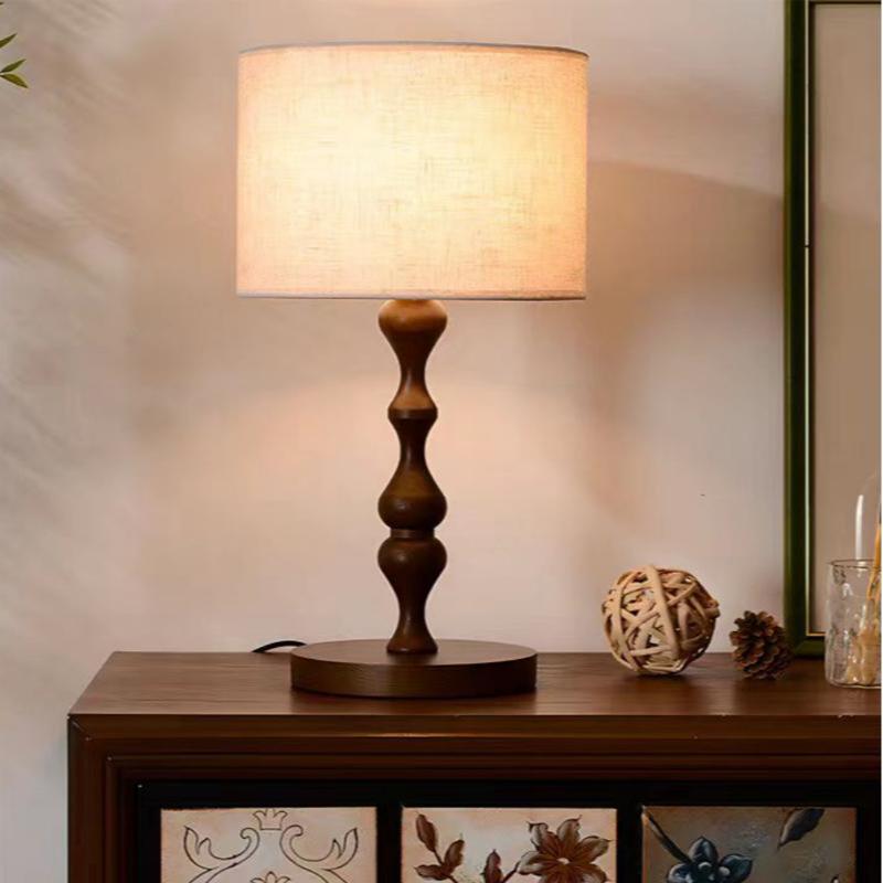 tall wooden table lamp 02