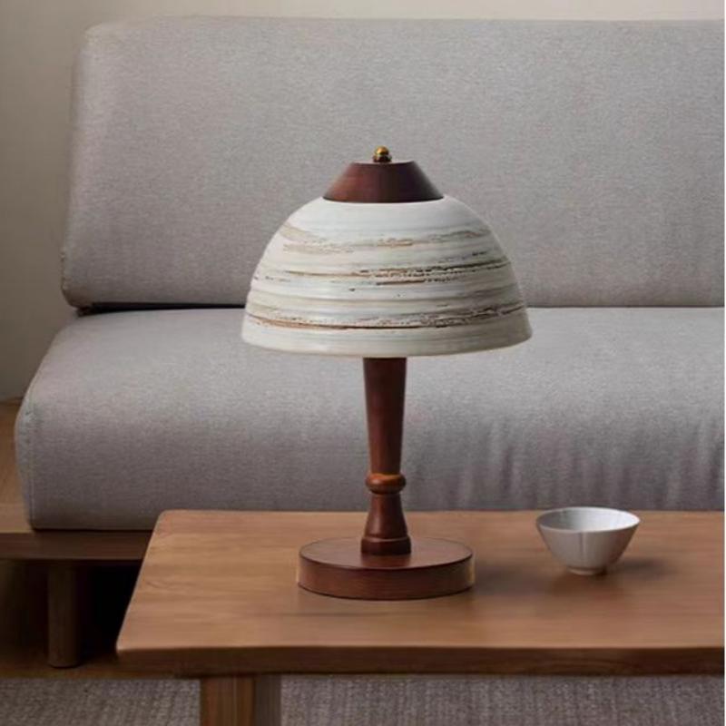 wood and ceramic table lamp 01