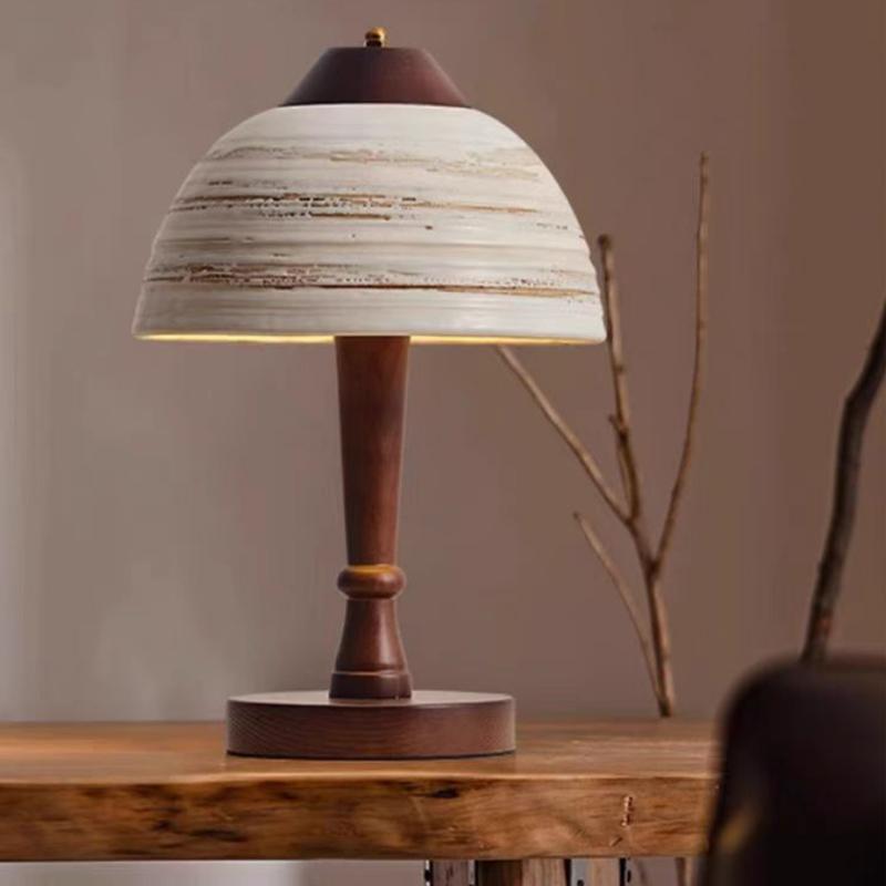 wood and ceramic table lamp 04