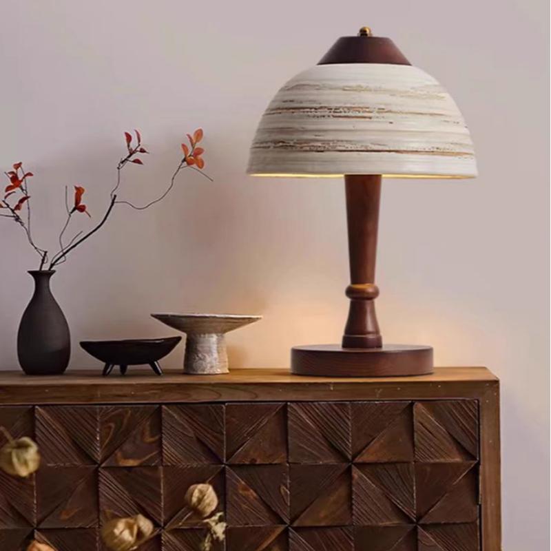 wood and ceramic table lamp 06