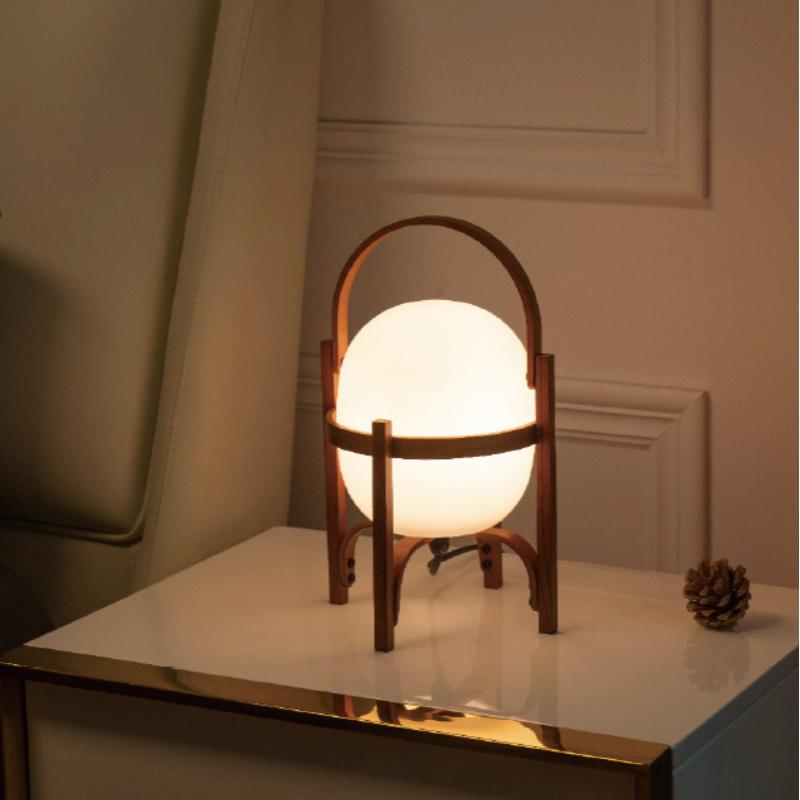 wood and glass table lamp 03