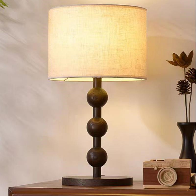 wood beaded table lamp 03