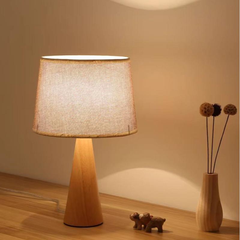 wooden bedside table lamp 03