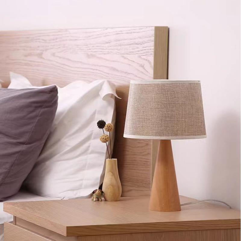 wooden bedside table lamp 04