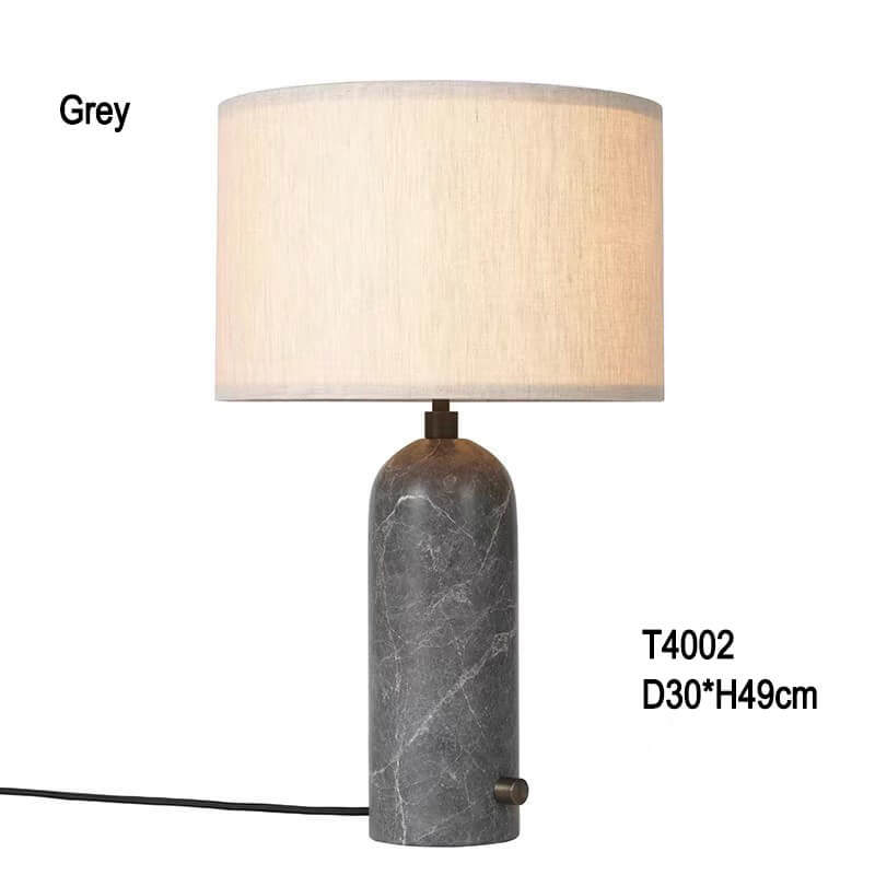 Grey marble table lamp 06