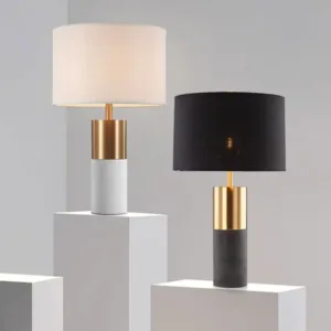 Large Marble Table Lamp
