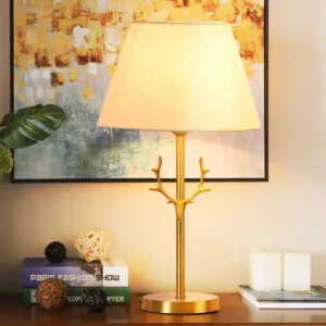 brass animal table lamp