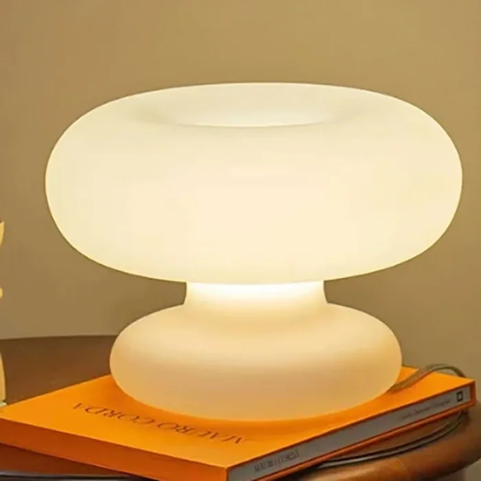milk glass table lamp