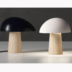 mid century mushroom table lamp 