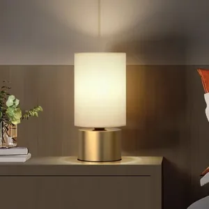 brass cordless table lamp