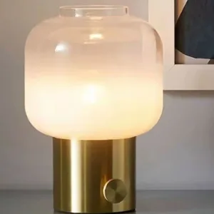 glass bedside lamp