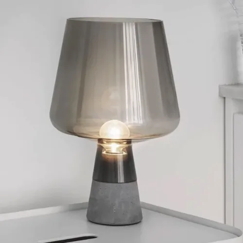 cement table lamp