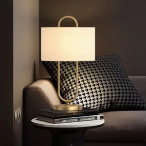 antique brass table light