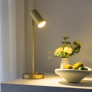 antique brass reading lamp