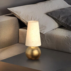 vintage brass touch lamp