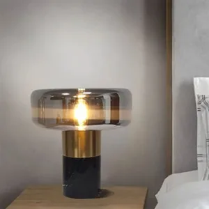 glass table lamps for bedroom