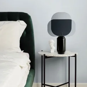 modern black bedside lamp