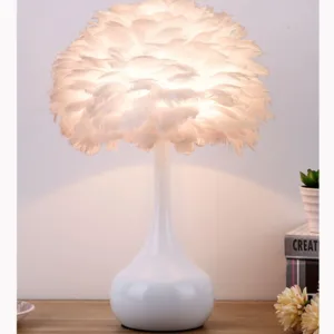 feather bedside lamp 