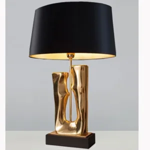 modern gold bedside lamp
