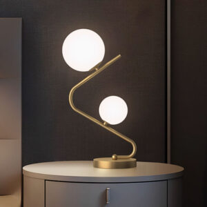 brushed brass bedside lamps