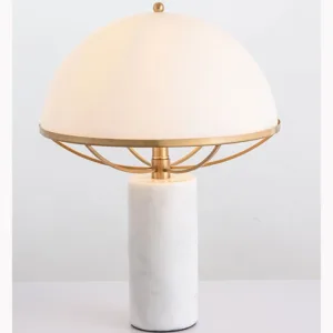 dome glass table lamp