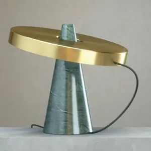 modern green table lamp