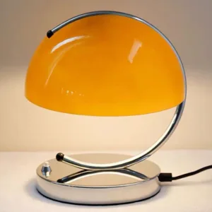 modern orange table lamp
