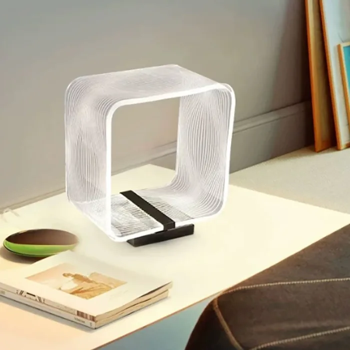 acrylic bedside lamp