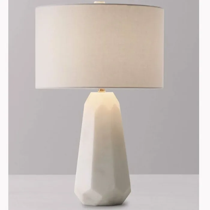 alabaster stone lamp