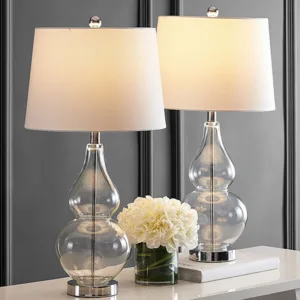 glass gourd table lamp