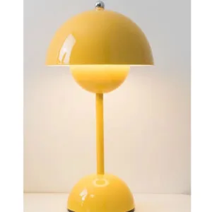 modern yellow table lamp