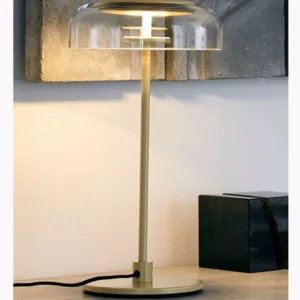 glass bowl table lamp