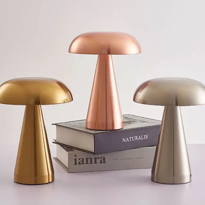 brass mushroom lamp
