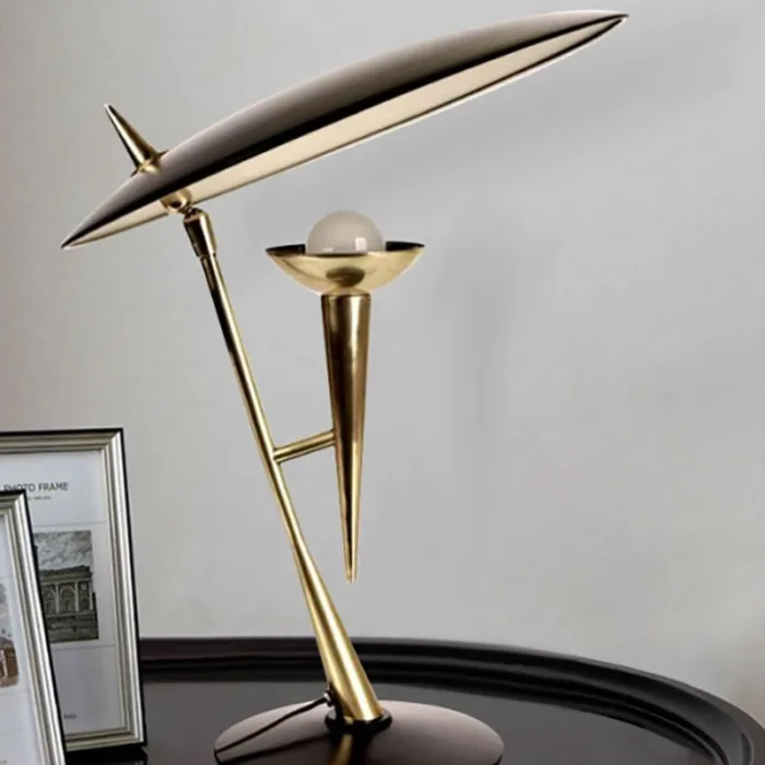 modern metal table lamp