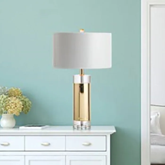 acrylic column table lamp
