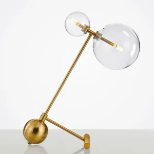 table lamp with clear glass shade