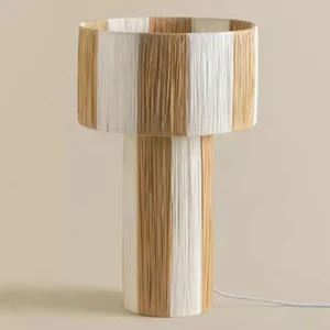 Raffia Table Lamp