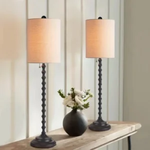 bamboo buffet lamp