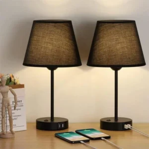 bedroom lamps with usb ports