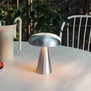brushed chrome bedside lamps