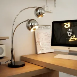 chrome eyeball lamp