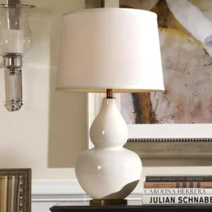 cream gourd lamp
