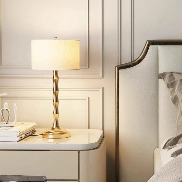 gold bamboo table lamp