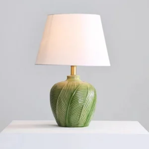green table lamps for bedroom